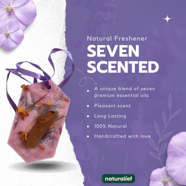 Natural Hexa Wax Sachet |Air Freshener| Seven Scented